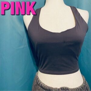 Victoria Secret PINK Sports Crop Tank Top EUC L